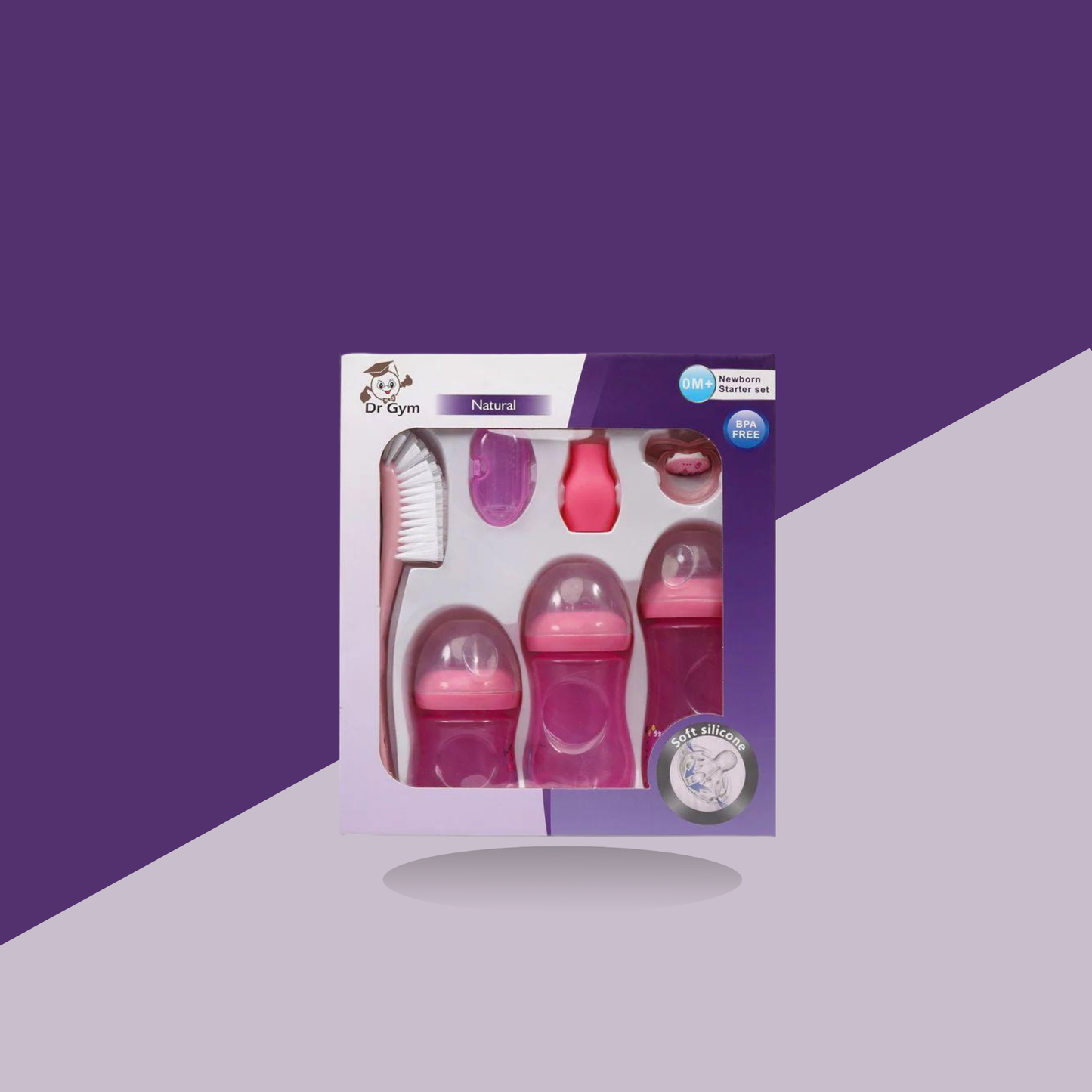 Pack Complet Biberons – 3 Biberons + Brosse de Nettoyage + Langette Offerte