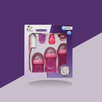 Pack Complet Biberons – 3 Biberons + Brosse de Nettoyage + Langette Offerte