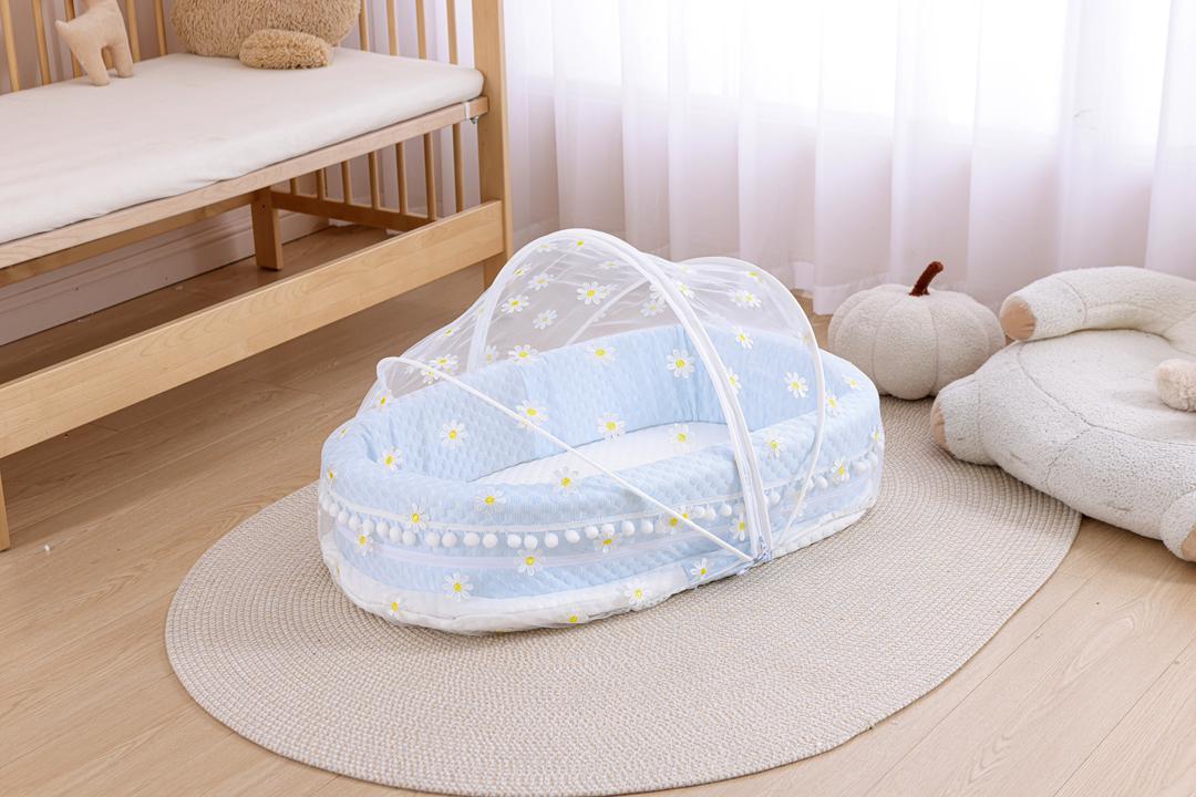 Lit Bébé Premium avec Moustiquaire Intégrée – Confort & Sécurité Haut de Gamme
