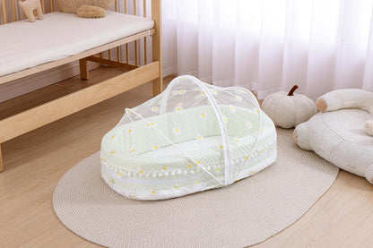 Lit Bébé Premium avec Moustiquaire Intégrée – Confort & Sécurité Haut de Gamme