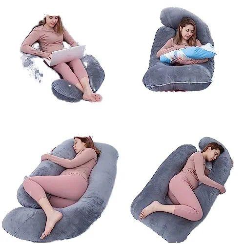 Oreiller de Maternité 4 en 1 – Confort Ultime pour Maman et Bébé